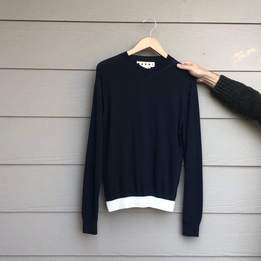 MARNI lightweight v-neck sweater
